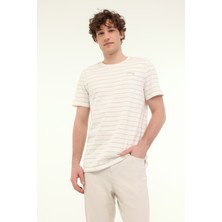 Lumberjack ml Magnus 11ITL1073 5fx Beyaz Erkek Kısa Kol T-Shirt