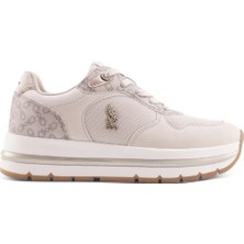 U.S. Polo Assn. Shery 5fx Bej Kadın Sneaker
