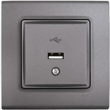 Linnera Life USB Konnektör Granit Gri
