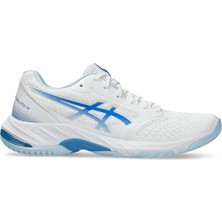 Asics Netburner Ballistic Ff 3 Kadın Beyaz Voleybol Ayakkabısı 1052A069-111