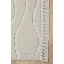 Bej Yumuşak Dokulu Halı Kilim Salon Mutfak Koridor Yolluk Oturma Odası Dokuma Makine Halısı Bej