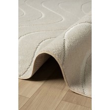 Bej Yumuşak Dokulu Halı Kilim Salon Mutfak Koridor Yolluk Oturma Odası Dokuma Makine Halısı Bej