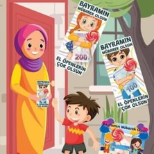 Parti Sürprizi Iyi Bayramlar 10 Lu Bayram Harçlık Kartı