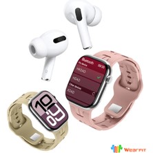 Teknotopia HK10 Mini Plus Kadın Saati Akıllı Saat 2025 Telefon Çağrı Bluetooth Bildirim Android Ios Uyumlu