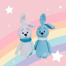 Mady Toyss Amigurami Sevimli Şapşik Tavşan Kardesler