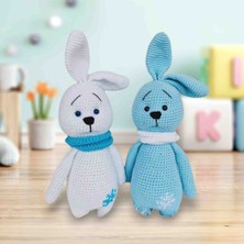 Mady Toyss Amigurami Sevimli Şapşik Tavşan Kardesler