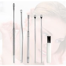 Buffer® 6 Parça Paslanmaz Çelik Kulak Balmumu Toplayıcı Çıkarıcı Temizleyici Bakımı Çubuk Seti