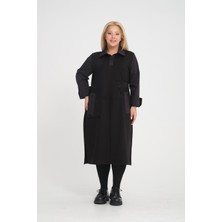 Zedd Plus 24583 Elbıse Sıyah