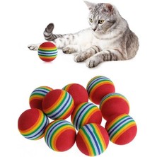 Ozcmax Sünger Kedi Oyun Topu - 3 Lü Çiğneme Süngeri