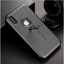iPhone Xs Uyumlu Kılıf Özel Tasarım Renkli Standlı Mıknatıslı Wave Kapak