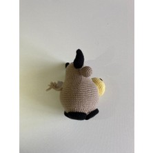 Hobby City Siyah Boynuzlu Boğa, Kahverengi, Amigurumi