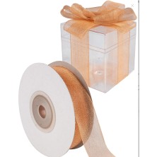 İpek Hobi Kahve Organze 0,6 mm Kurdela 75 Metre