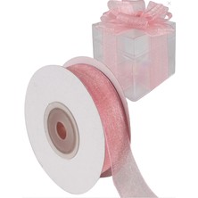 İpek Hobi Pembe Organze 0,6 mm Kurdela 25 Metre