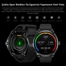Ayers Watch Airpods Curved Amoled Ekran 2 Kordon Kulaklıklı Akıllı Saat Akıllı Saat Ios ve Android Uyumlu