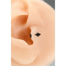 Dam Klasik 6 mm Ok Detaylı Piercing Tragus