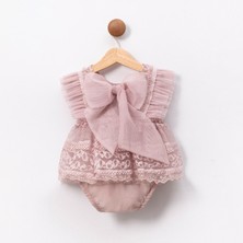 Cumino Miami Dantelli Kız Bebek Romper