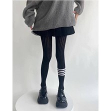 Lolita Çizgili Külotlu Çorap