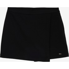 Jeep Şort Etek, Xs, Siyah