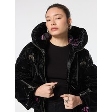 Versace Jeans Couture Siyah Kadın Mont 77HAUD14