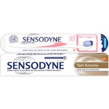 Sensodyne Diş Macunu Tam Koruma Beyazlatıcı 75 ml - Diş Eti Bakımı Yumuşak Diş Fırçası