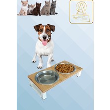 Kedi ve Köpekler Için Dayanıklı Mama ve Su Standı – Sağlıklı ve Şık Tasarım Okay Store