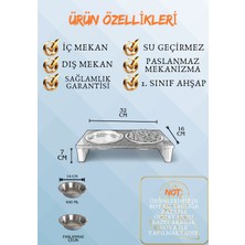 Kedi ve Köpekler Için Dayanıklı Mama ve Su Standı – Sağlıklı ve Şık Tasarım Okay Store