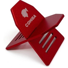 Parmida Cohiba Katlanır Puro Tutucu / Puro Sehpası Standı - Kırmızı