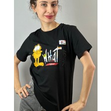 Sarman Kedi Baskılı Tişört T-Shirt Unisex