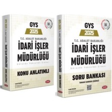 Data 2025 Adalet Bakanlığı Idari Işler Müdürlüğü Gys Konu ve Soru 2 Li Set