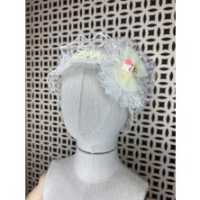 Kız Çoçuk Kromi Figürlü Tül Fiyonklu Bandana - Çoçuk Bandana - Çoçuk Toka - Kromi Kız Toka