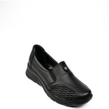 Mariotto 042 Siyah Deri Günlük Kadın Ayakkabı