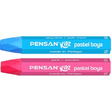 Pensan Kidz Karton Kutu Pastel Boya 24 Renk