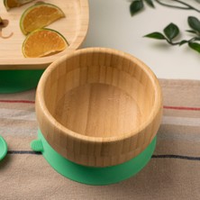 Mirabambino Tavşan Bambu Tabak Seti Mavi