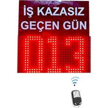 Sanec Kazasız Iş Günü Sayacı (Kasa Ölçüsü 40X40  cm)