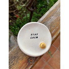 Seda Bozlanba El Yapımı Seramik Tütsülük Boho Tasarım Stay Calm