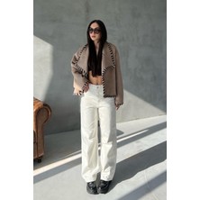 Seda Yalçın Atelier Bej Tasarım Kaşe Ceket Kaban