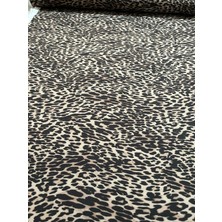 En Boy Likra Kumaş Leopar Desenli  En 150CM
