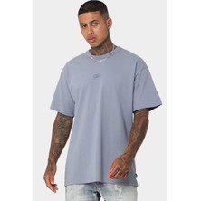 Nike Sportswear Premium Essentials Bol Kesim Mavi Erkek Tişört