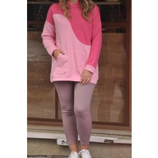 Aska Butik Çift Ton Sweatshirt