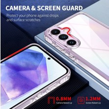 Etiget Samsung Galaxy A55 Kılıf Şeffaf Silikon + 2 Adet Cam Ekran Koruyucu Seti