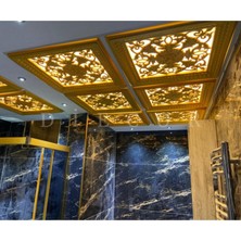 Diecor LED Döşenebilir Asma Tavan Uyumlu 60X60 Dekoratif Avangart Tavan Paneli