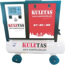 Kuletaş 4 Hp Endüstriyel Vidalı Hava Kompresörü
