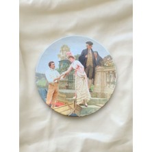 Duvar Tabağı Vintage Modern Ev Dekorasyonu Dekoratif Duvar Süsütablo Hediyelik Portre