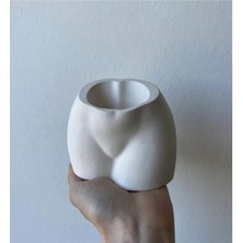 Popo Vazo Booty Vase Kadın Vücudu Modern Dekor Iskandinav Minimal Bohem Tarz Obje Kalemlik