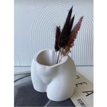 Popo Vazo Booty Vase Kadın Vücudu Modern Dekor Iskandinav Minimal Bohem Tarz Obje Kalemlik