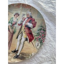 Vintage Duvar Tabağı Dekoratif Bahçe Balkon Mutfak Salon Duvar Süsü NO:174