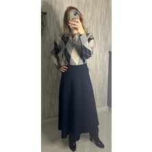 Dnz Fashion Uzun Kloş Etek