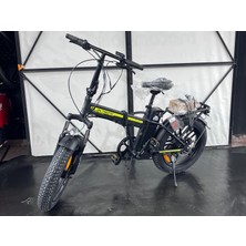 Elektrone Zuma - 20" - Katlanır - 7 Vites - M.disc - Elektrikli - Mat Siyah - Neon Sarı
