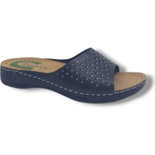 Zerhan 126 Kadın Siyah Taşlı Günlük Kullanım Terlik