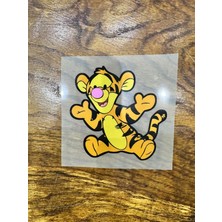 Gönülden Tasarım 11X10 cm Ütü Ile Yapışan Sarı Kaplan Arma Transfer Baskı